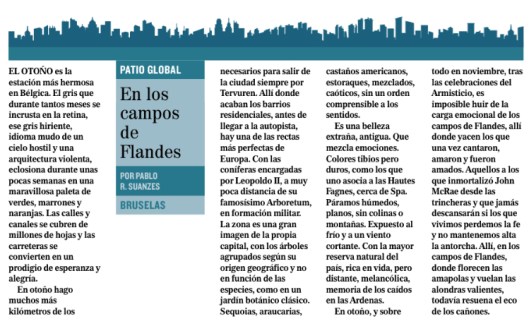 en los campos de flandes