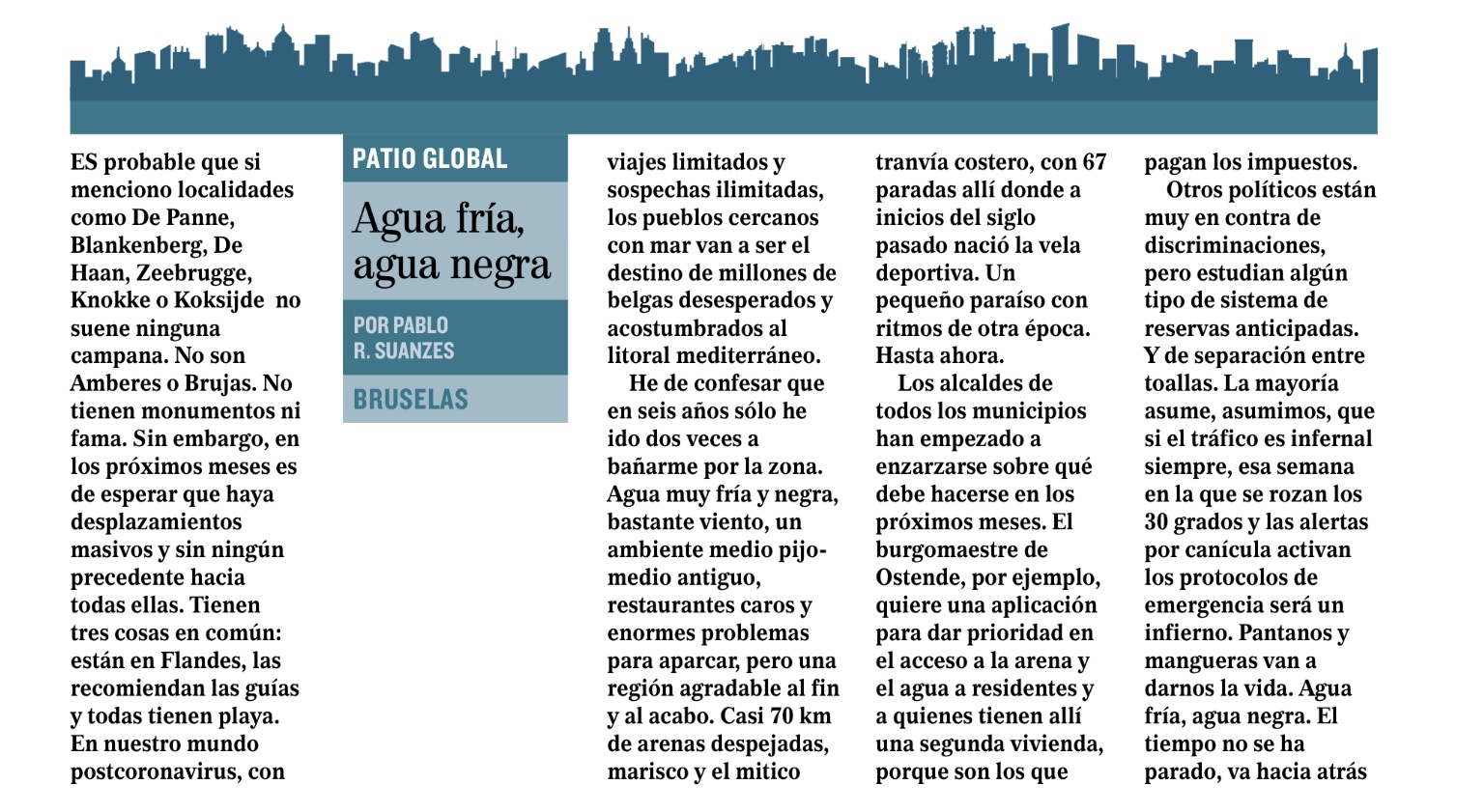 Agua fria agua negra