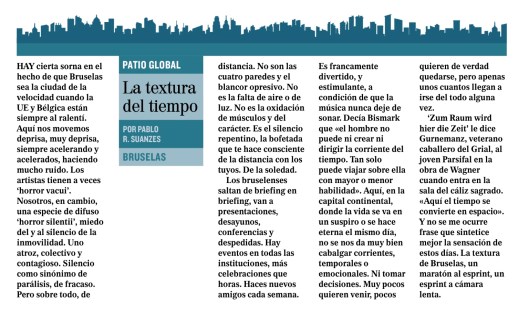 La textura del tiempo