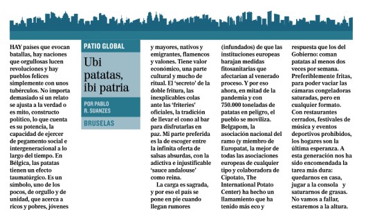 Ubi patatas ibi patria